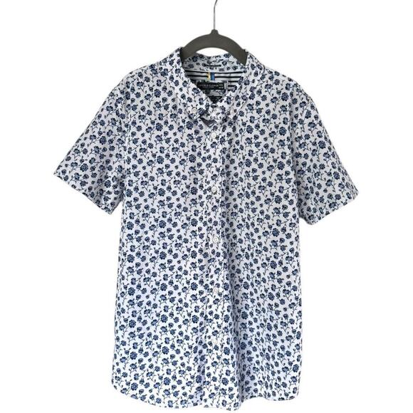 Flower & Denim Other - Denim & Flower Boys Floral Performance Shirt - Size 9/10